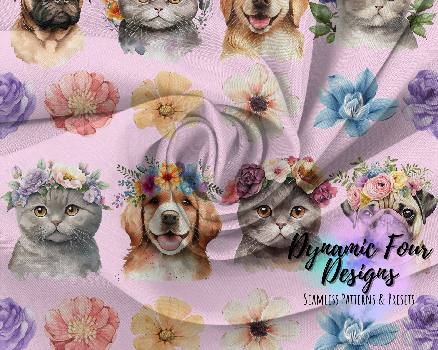 Animals/Flower Cats & Dogs