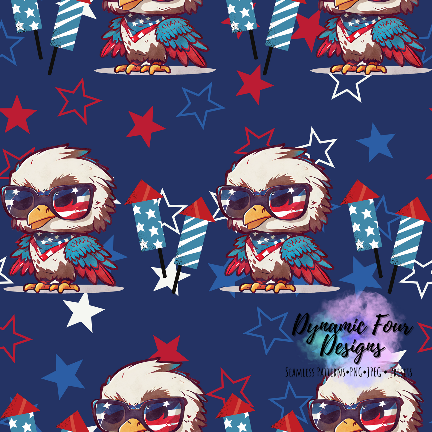 4th Eagle Seamless File