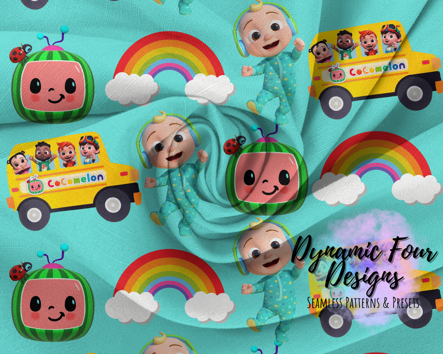 Character- Singing Toddler Teal seamless file