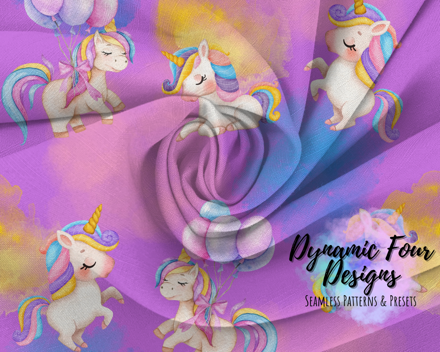 Mystical- Unicorns 2 Seamless Pattern File