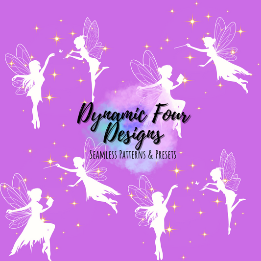 Mystical- Fairies Seamless Pattern File