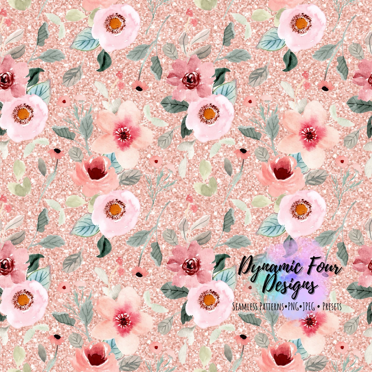 Spring Floral 3 Seamless Pattern File