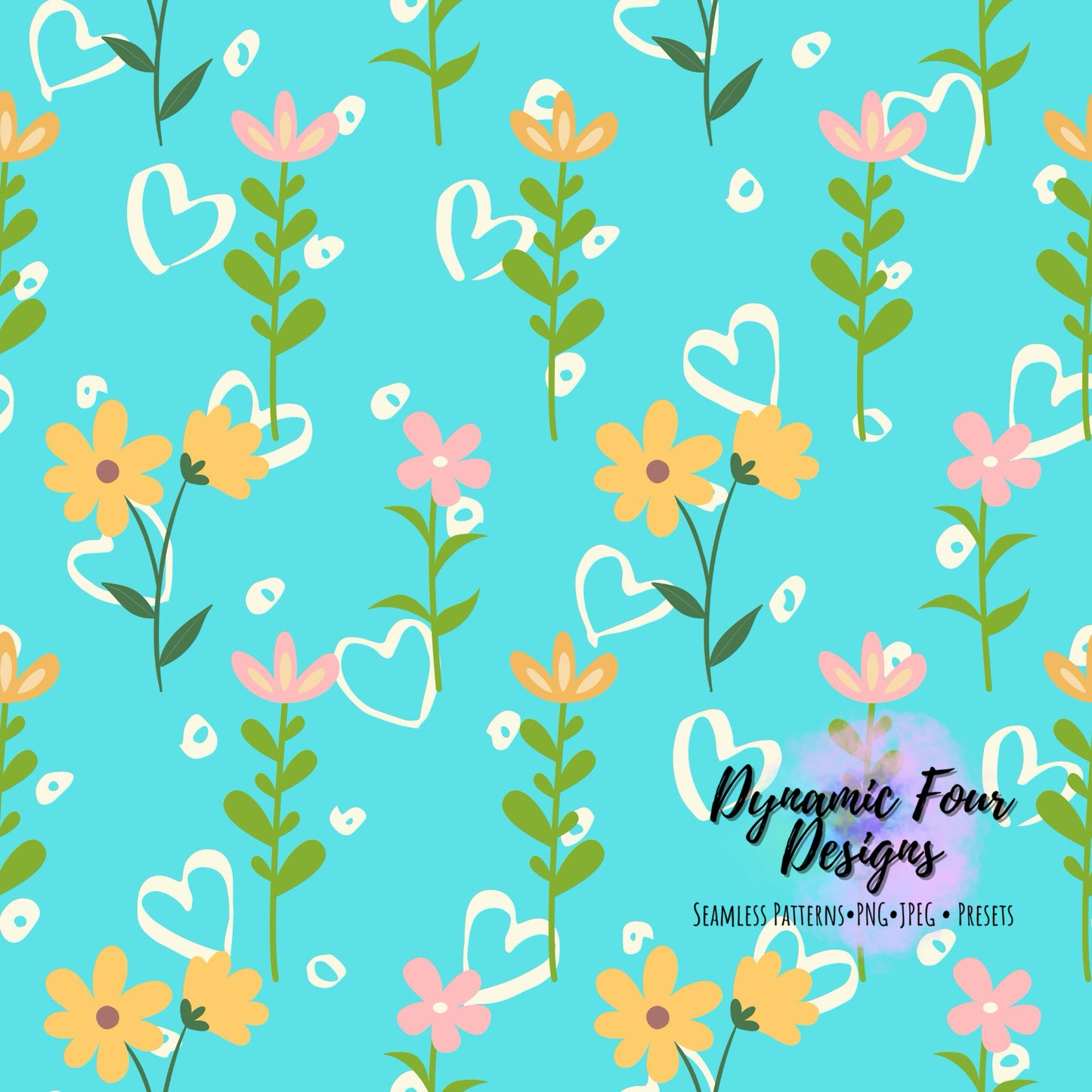 Spring Floral 7 Seamless Pattern File