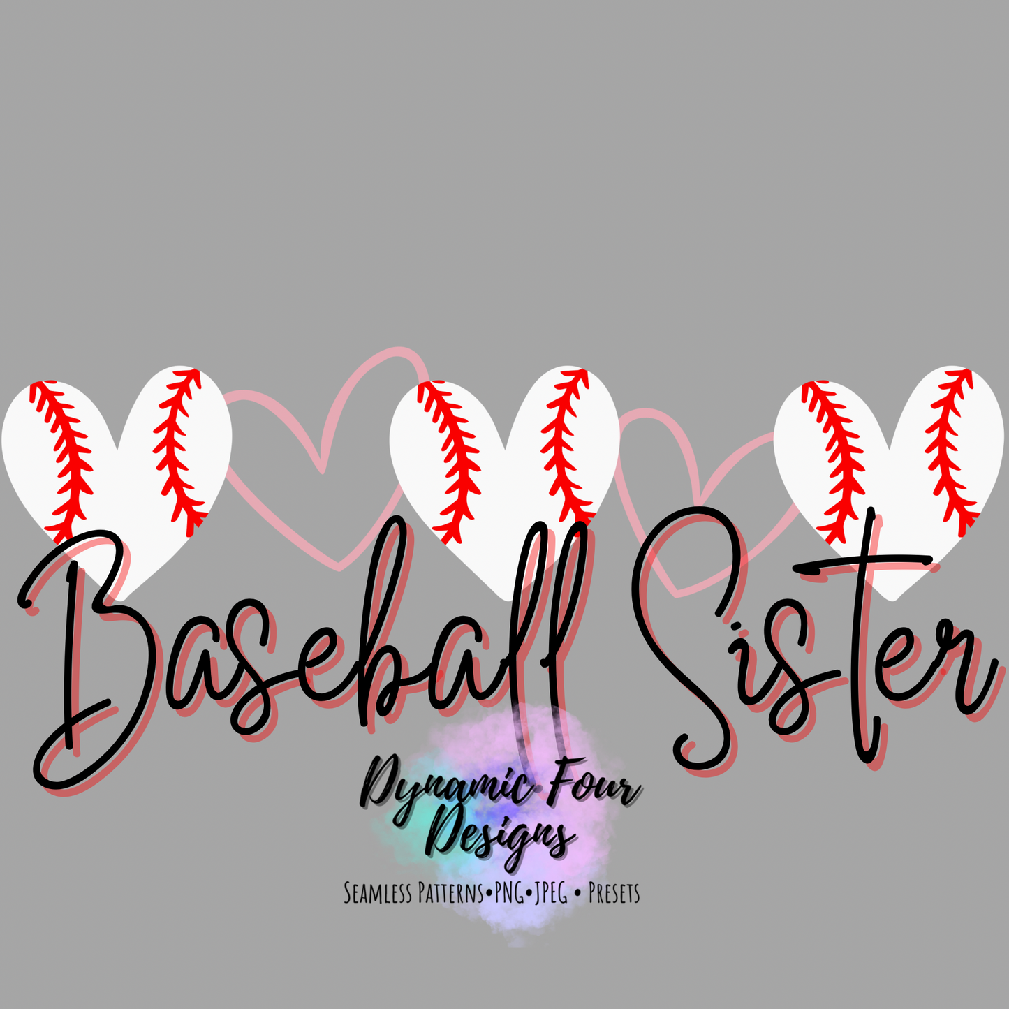 Baseball Sister PNG