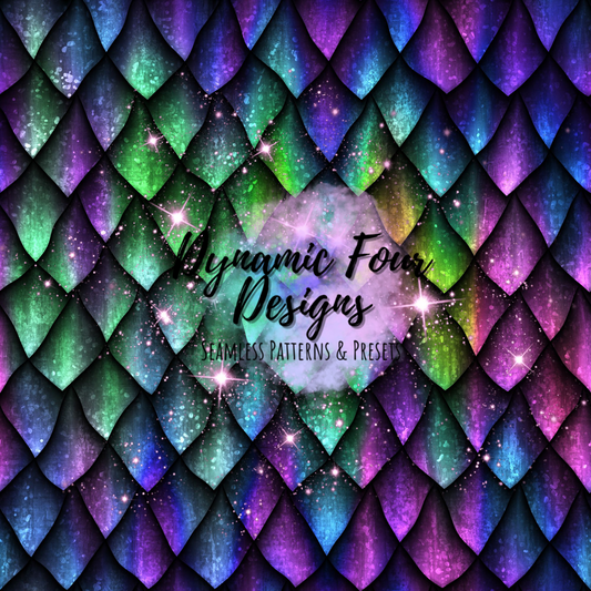 Mystical- Scales Seamless Pattern File