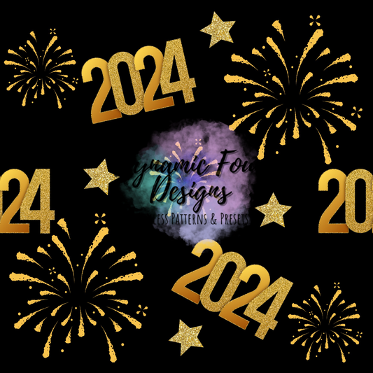 New Years 2 Seamless Pattern File