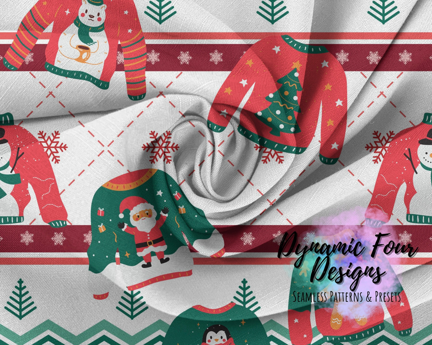 Ugly Sweater Seamless Pattern File