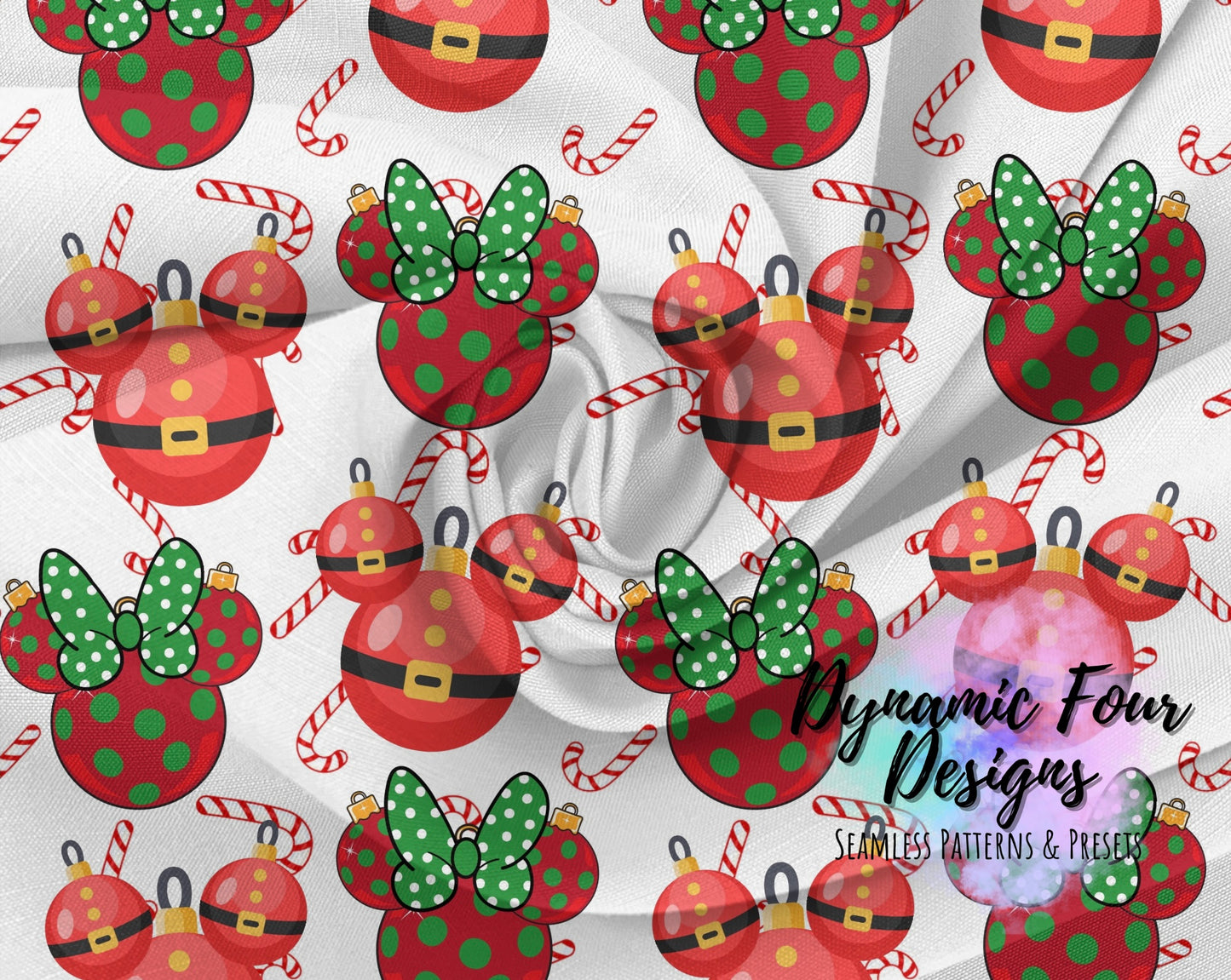 Mouse Ornament Seamless Pattern File