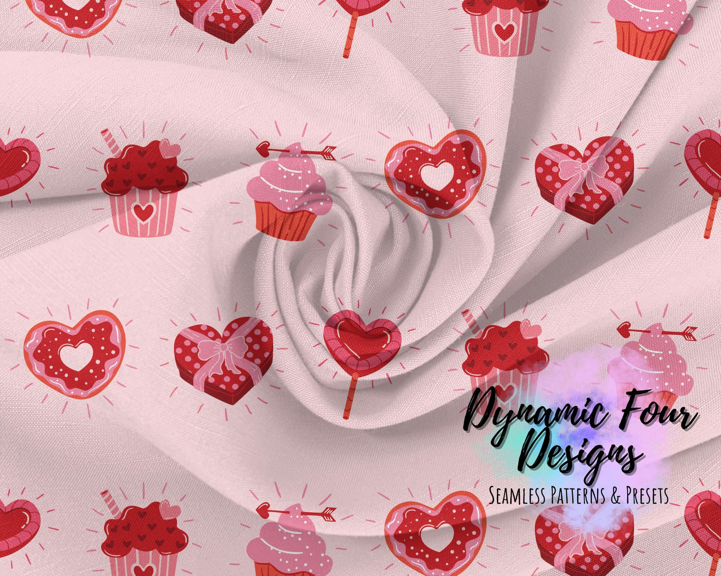 Valentines Treats Seamless Pattern File